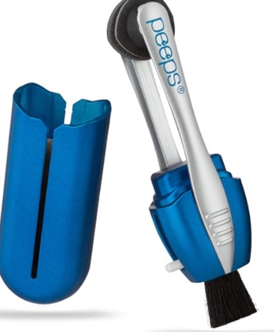 Carbon Klean Peeps Eyeglass Lens Cleaner - Efficient and Durable Carbon Microfiber Technology - Exclusively Used by NASA 