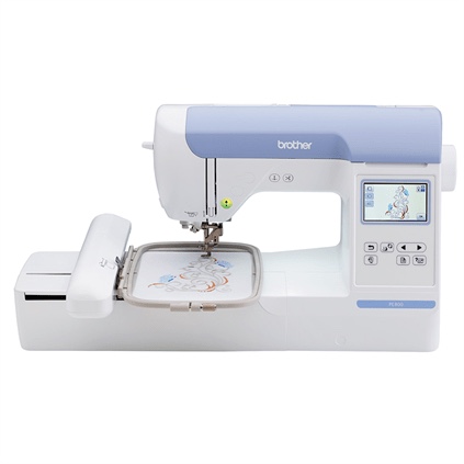 5” x 7” Embroidery Machine with Large Color Touch LCD Screen