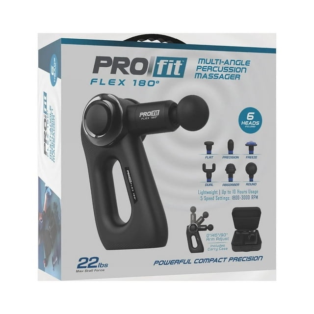 PROfit Flex 180 – Handheld Therapeutic Percussion Massage Gun