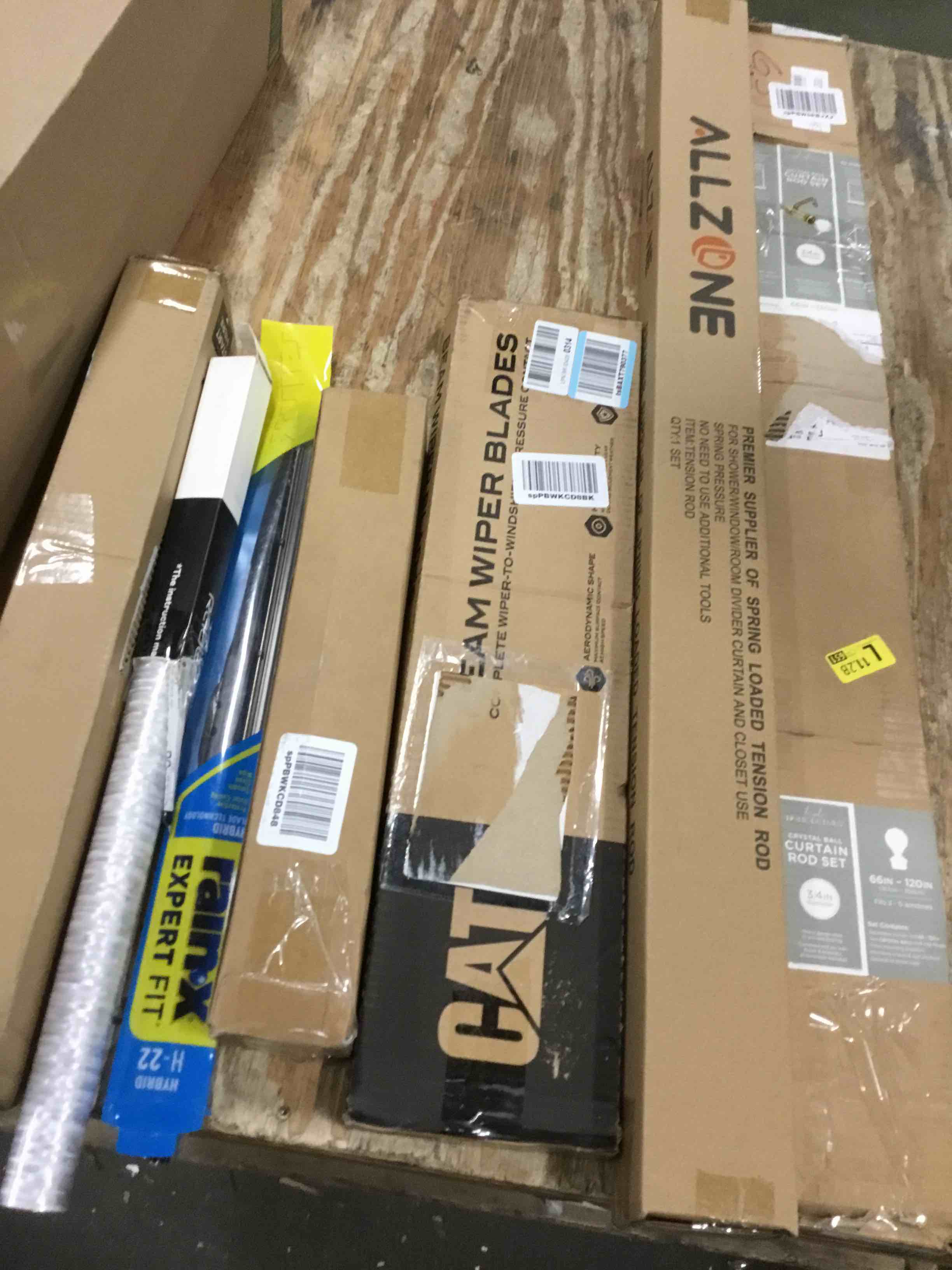 assorted miscellaneous items (curtain rods, window film and more)