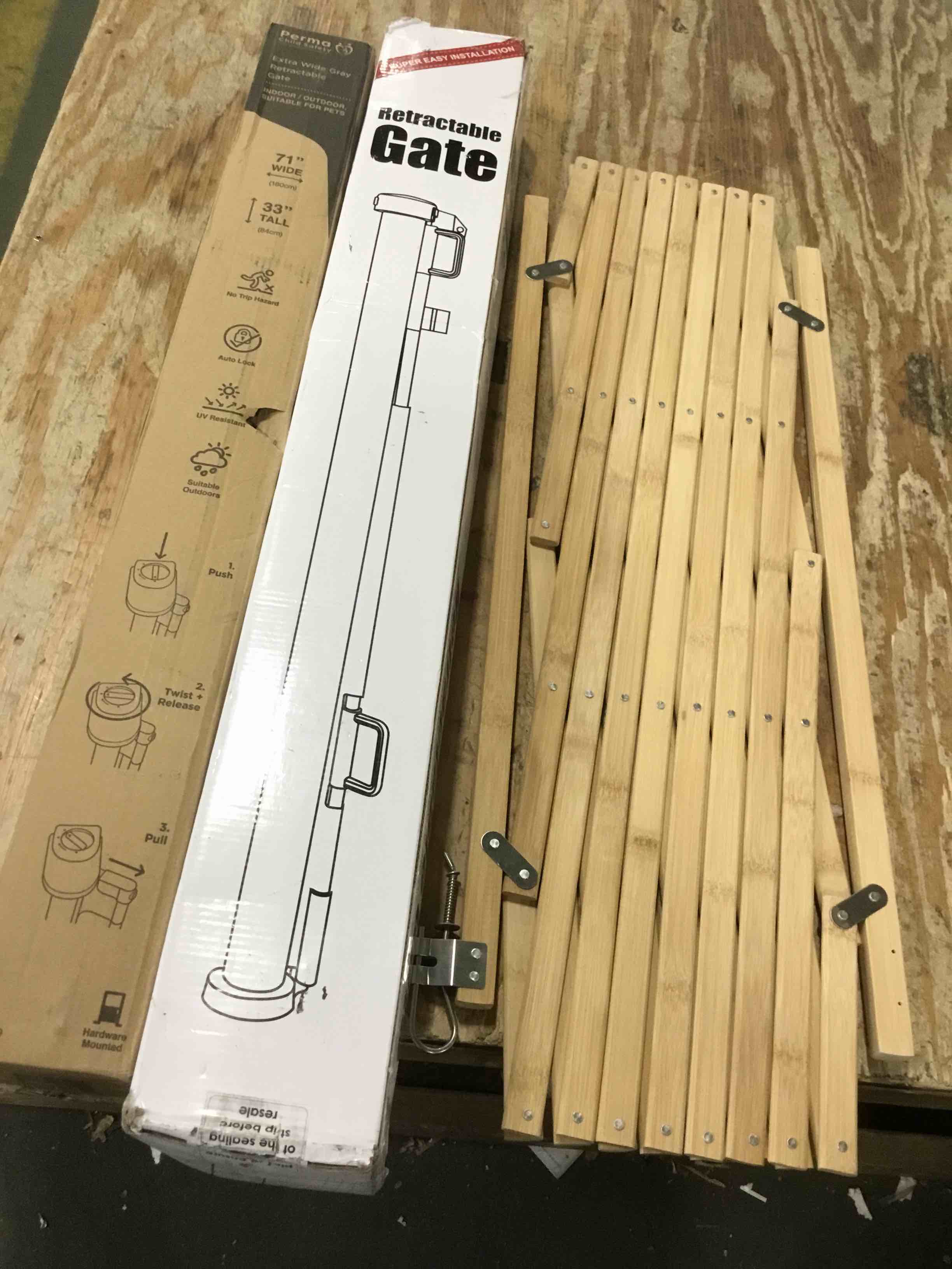 assorted baby gates 