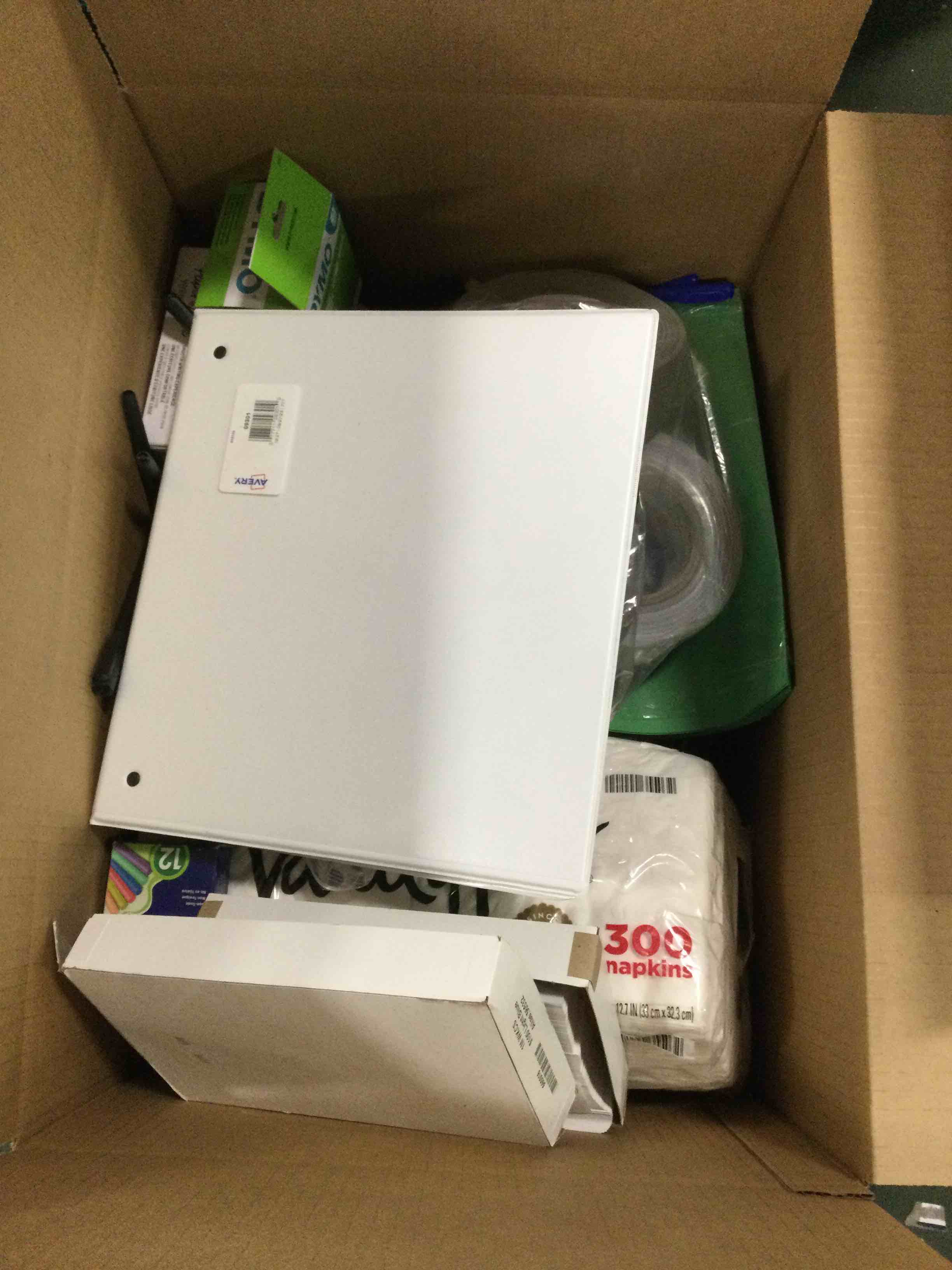 Assorted of variety of products for the maintenance and cleaning of office or home. (expiration date, brands and sizes may vary)