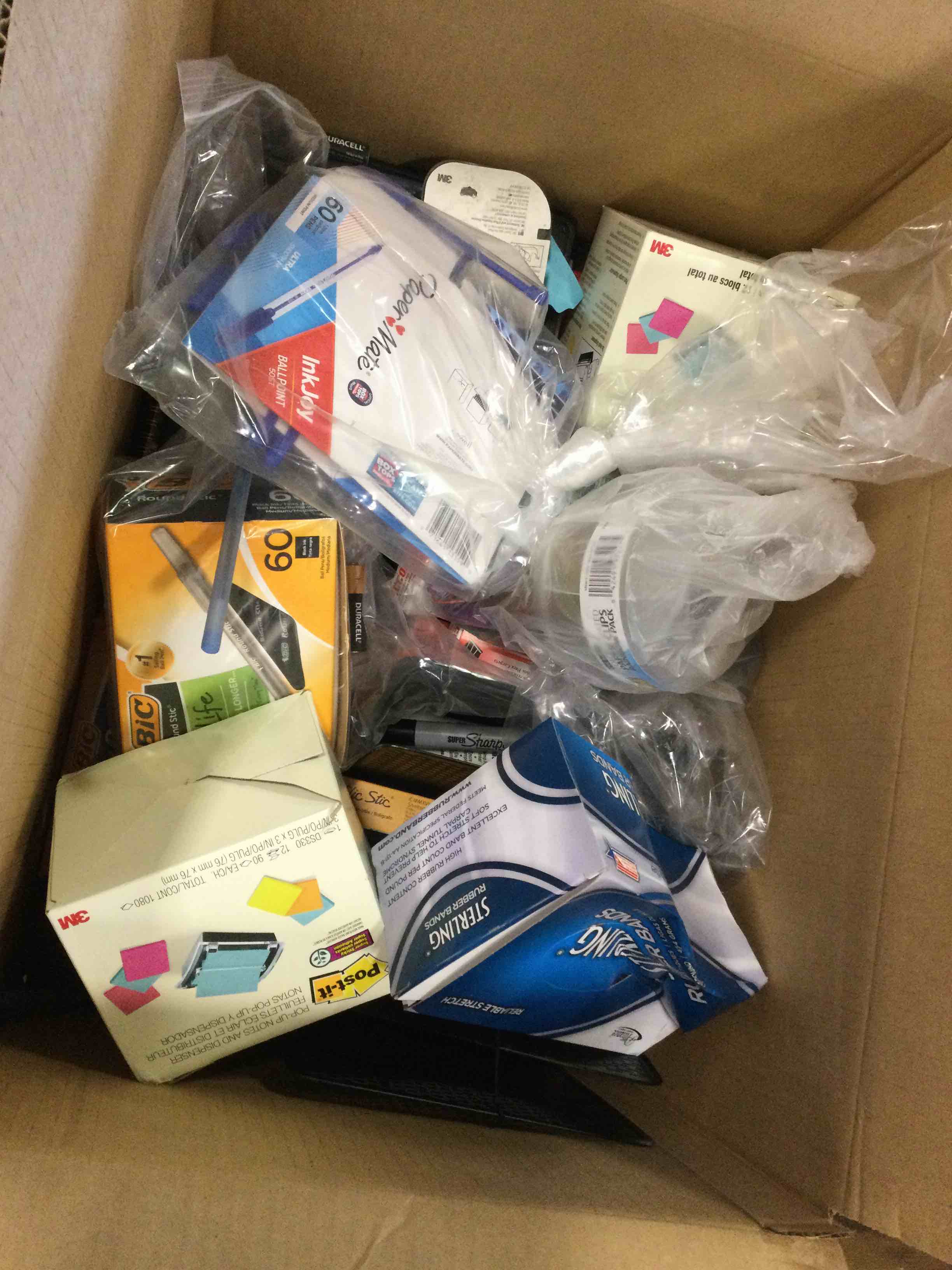 Assorted of variety of products for the maintenance and cleaning of office or home. (expiration date, brands and sizes may vary)