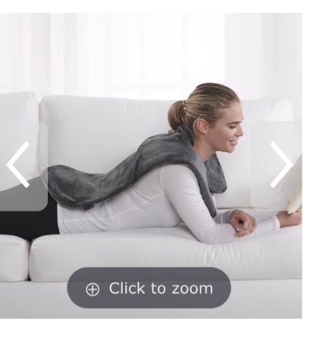 The Massaging Heated Neck and Shoulder Wrap