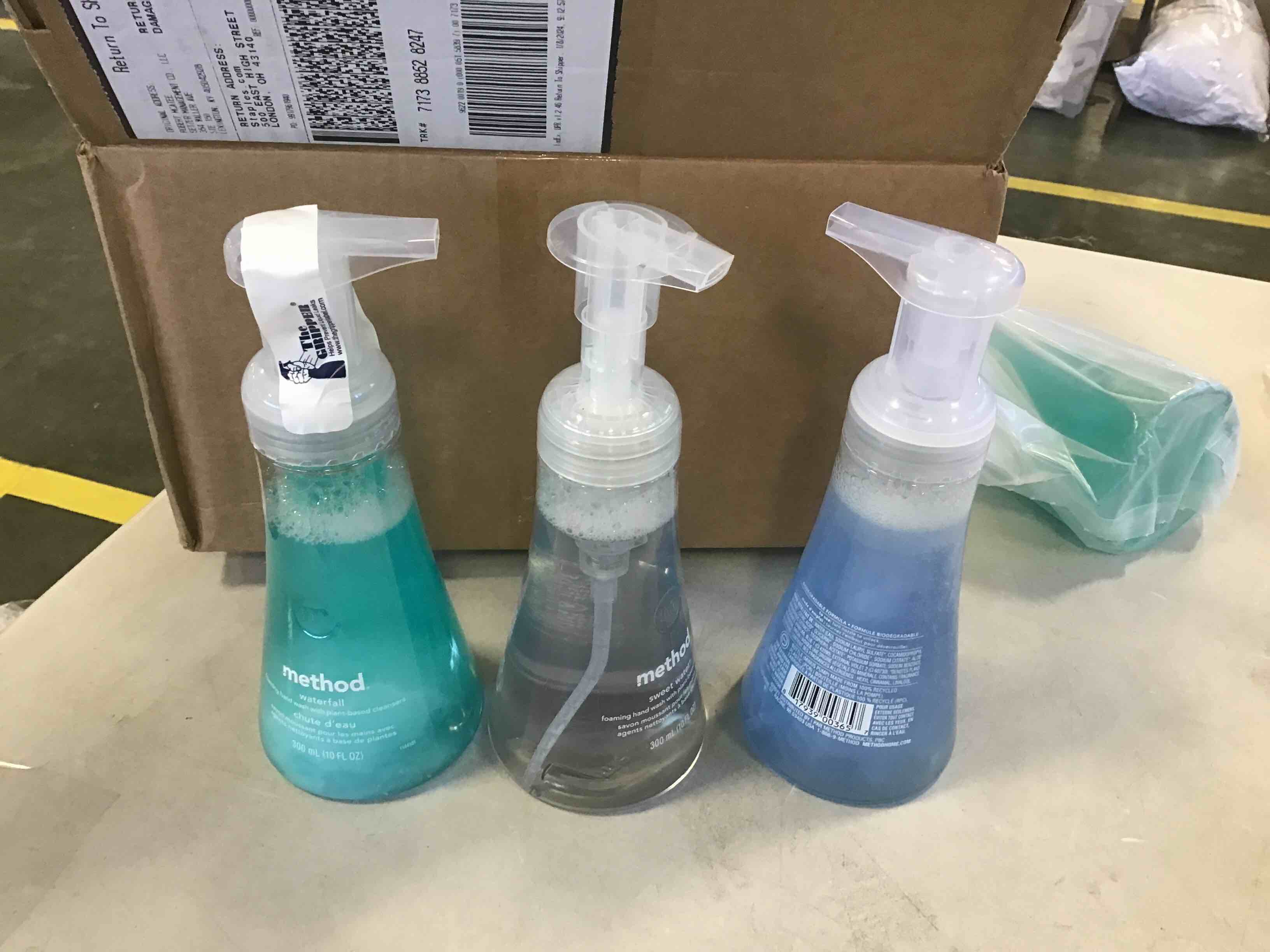 Assorted  box of Method  Sea Minerals Foaming hand wash 