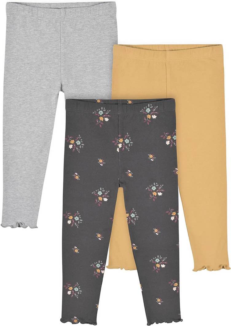 Gerber Baby Girls' Toddler Multi-Pack Premium Leggings