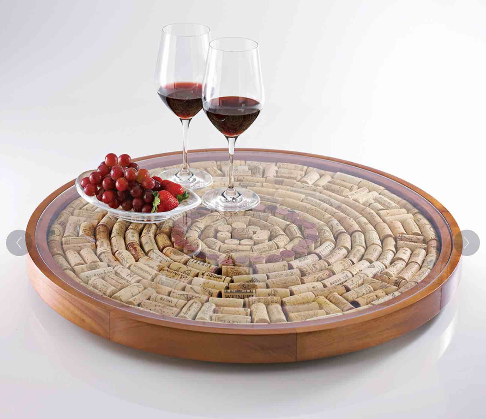 Your Wine Cork Lazy Susan
