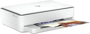 HP Envy 6055e Wireless Color All-in-One Printer with 6 Months Free Ink (223N1A) (Renewed Premium)