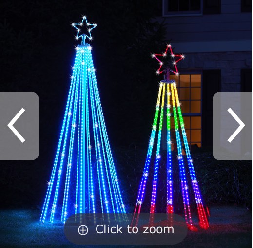 The Choreographed Light Show Tree