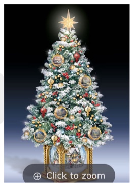The Thomas Kinkade Snow Globe Tabletop Tree