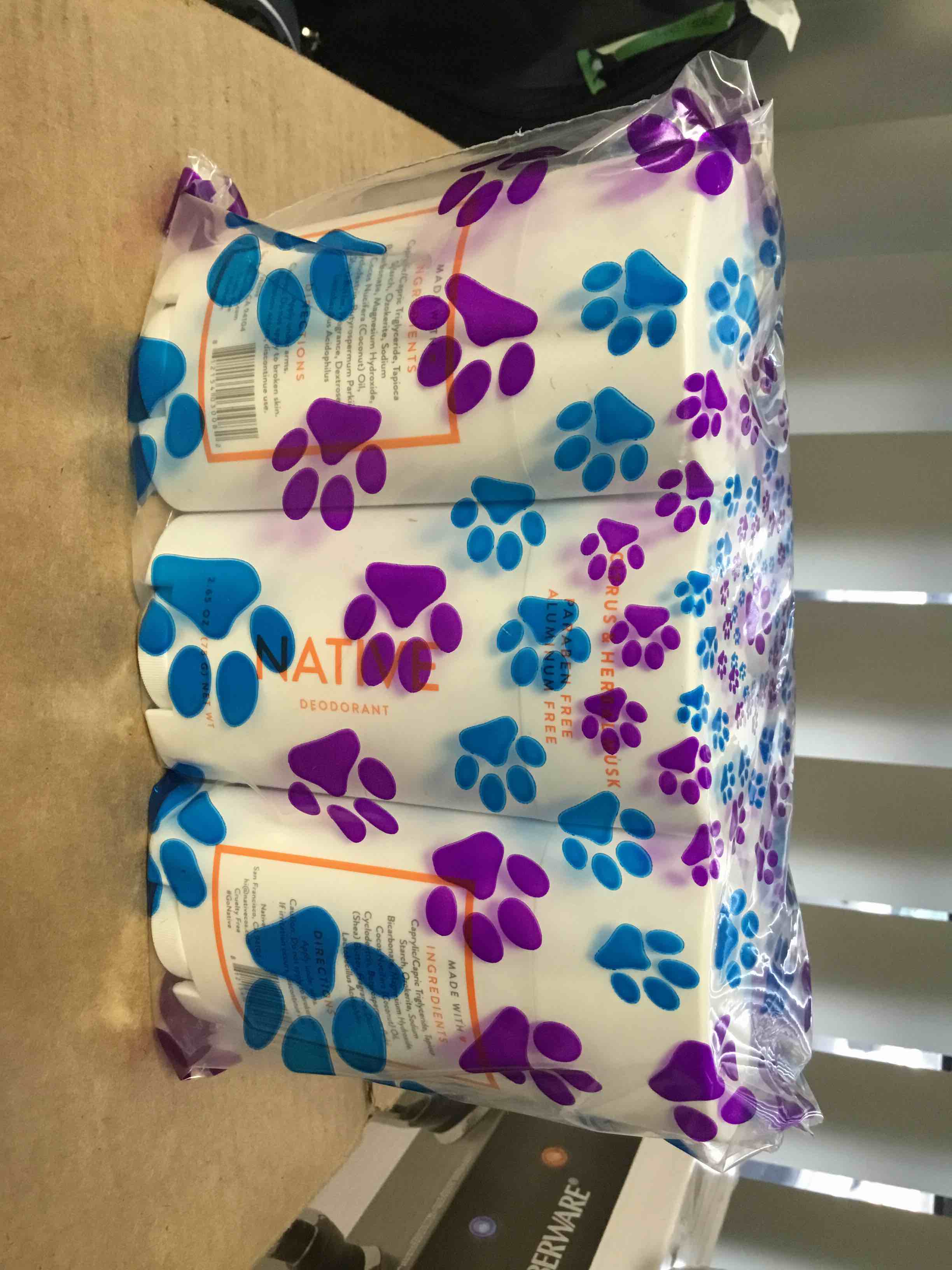 Native Natural Deodorant Citrus & Herbal Aluminum Free 2.65 oz