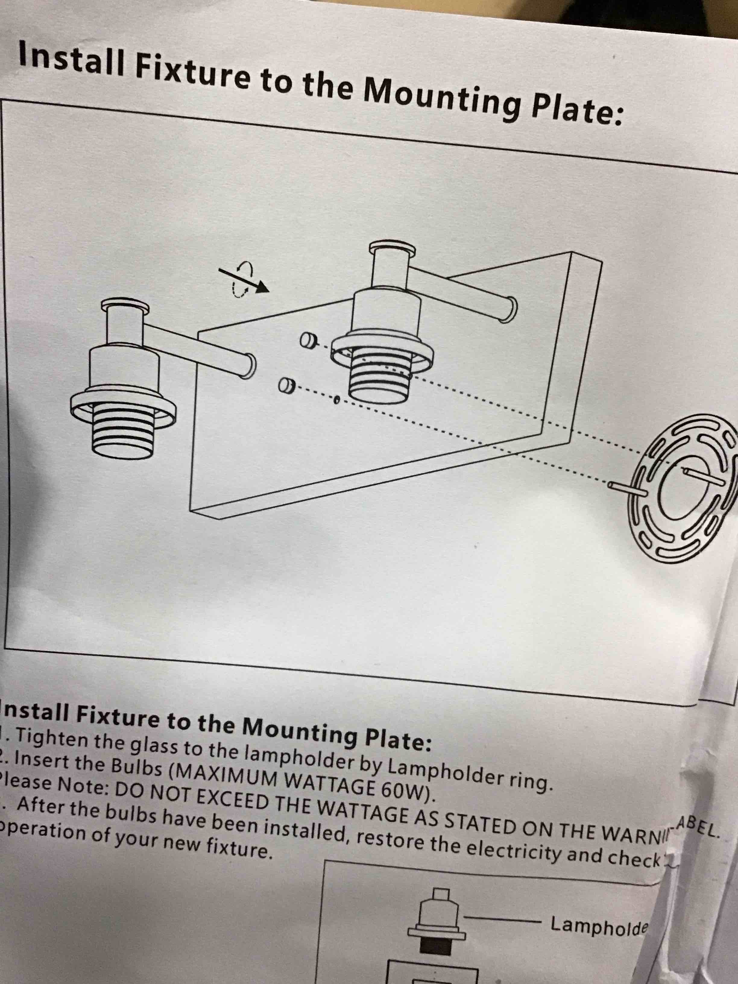 WALL LIGHT (Of 5 spotlights)