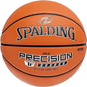 Spalding Precision TF-1000 Indoor Game Basketball - 28.5", Orange - 2023, Official Size 7, 29.5"