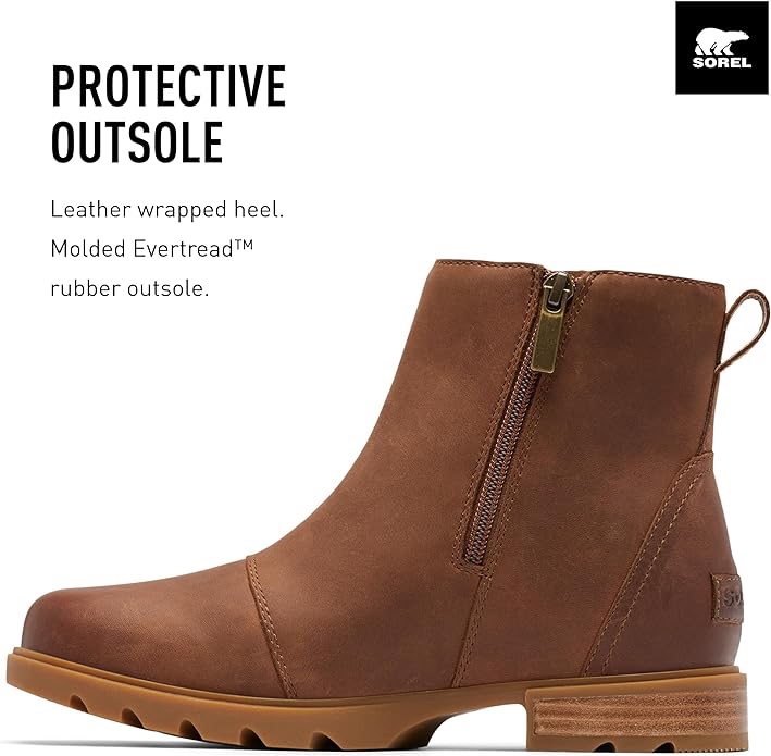 Size 5,5 Sorel Women's Emelie III Zip Waterproof Boots