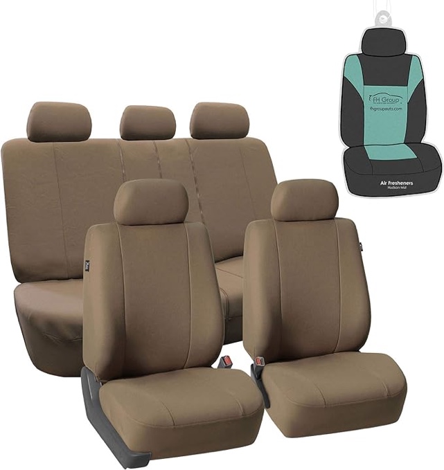 Group Car Seat Covers Light Breathable Durable Seat Cover Flat Foam Padding Cloth Full Set 