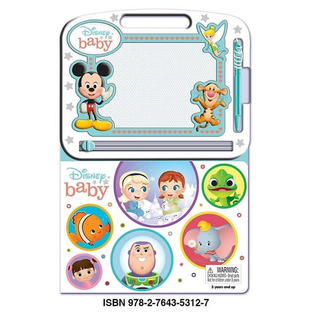 Disney Baby Activity Learning Story Book & Magnetic Drawing Pad