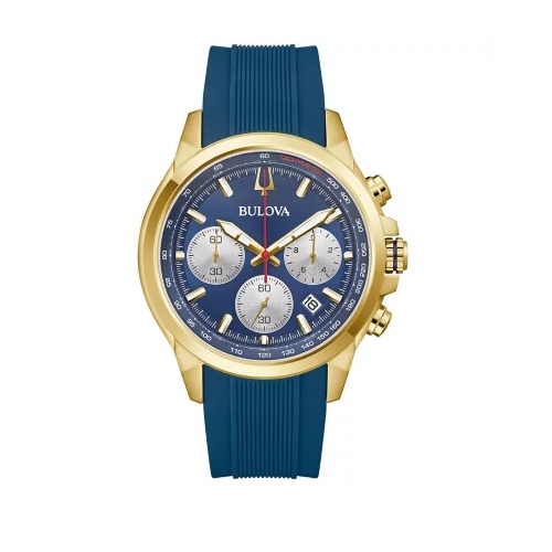 Bulova Classic Silicone Strap 45mm Chronograph Watch