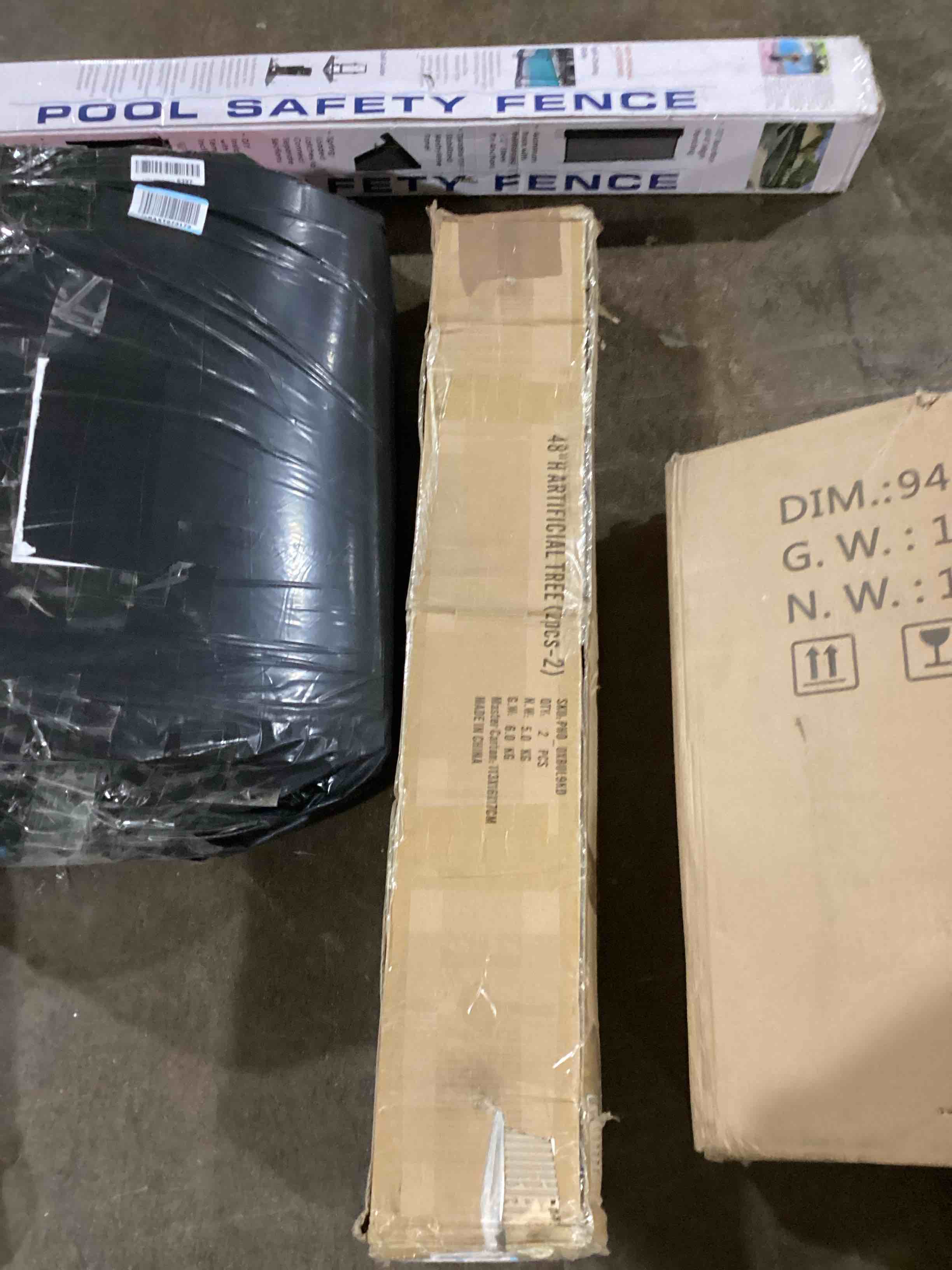 Two 4 Foot Artificial Silk Bird of Paradise Palm Tree Potted Plant?Fake