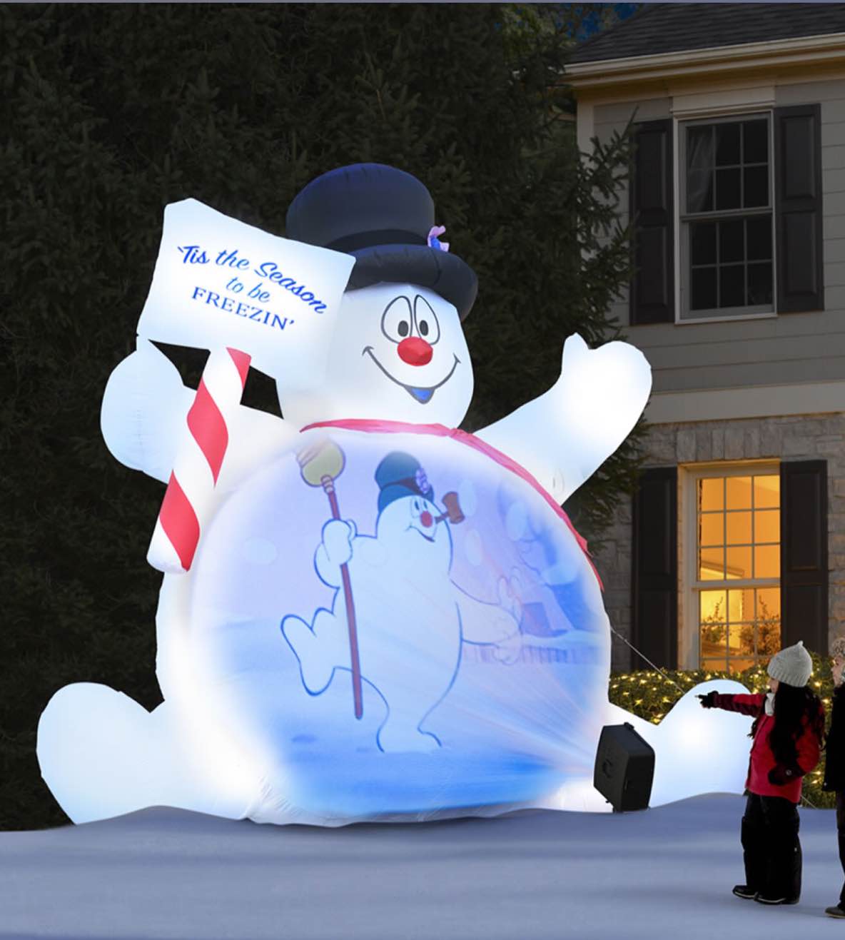 The Video Projecting 10' Frosty The Snowman