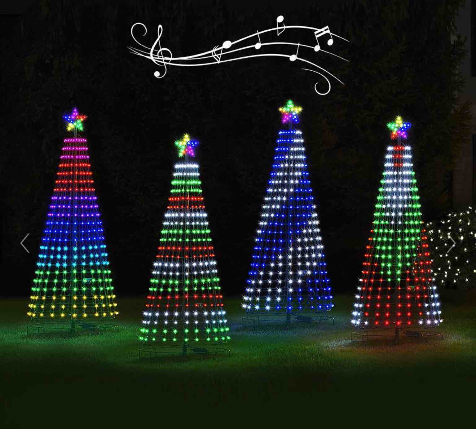 The 7 1/2' Synchronized Musical Pixel Tree