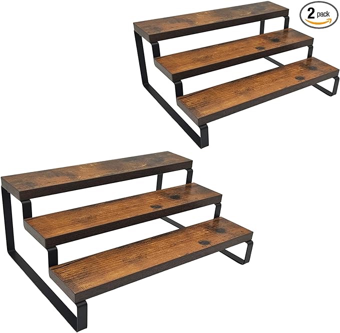 vokee spice rack 2 pack 3 tier exp….les,metal frame