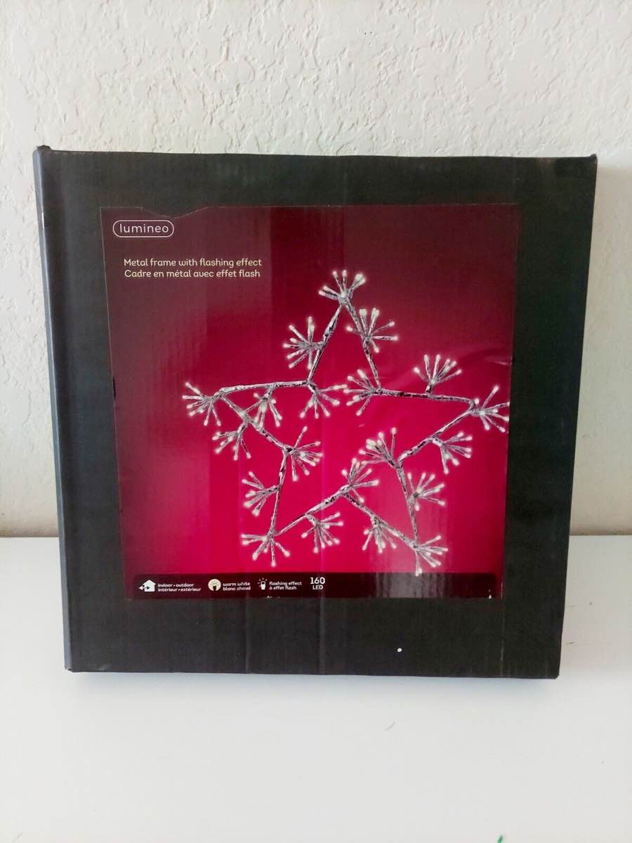 Lumineo 160 LED Warm White Flashing Lights Star