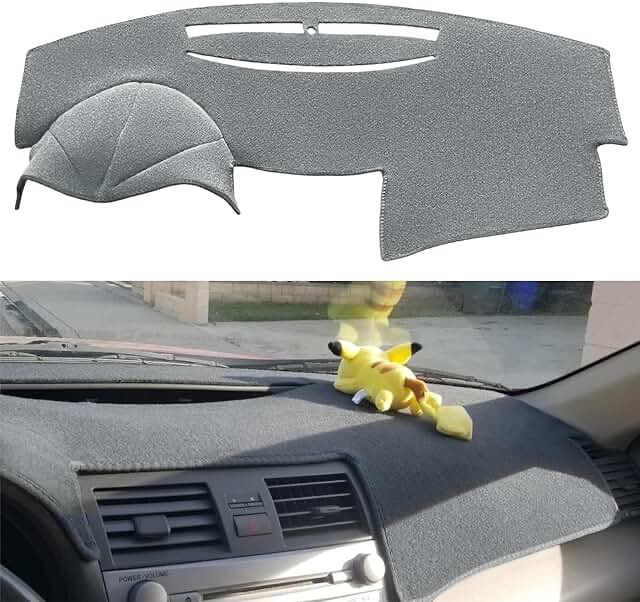 Dashboard Cover Dash Cover Mat Pad Custom Fit for Toyota Camry 2007 2008 2009 2010 2011 (Gray) Y27