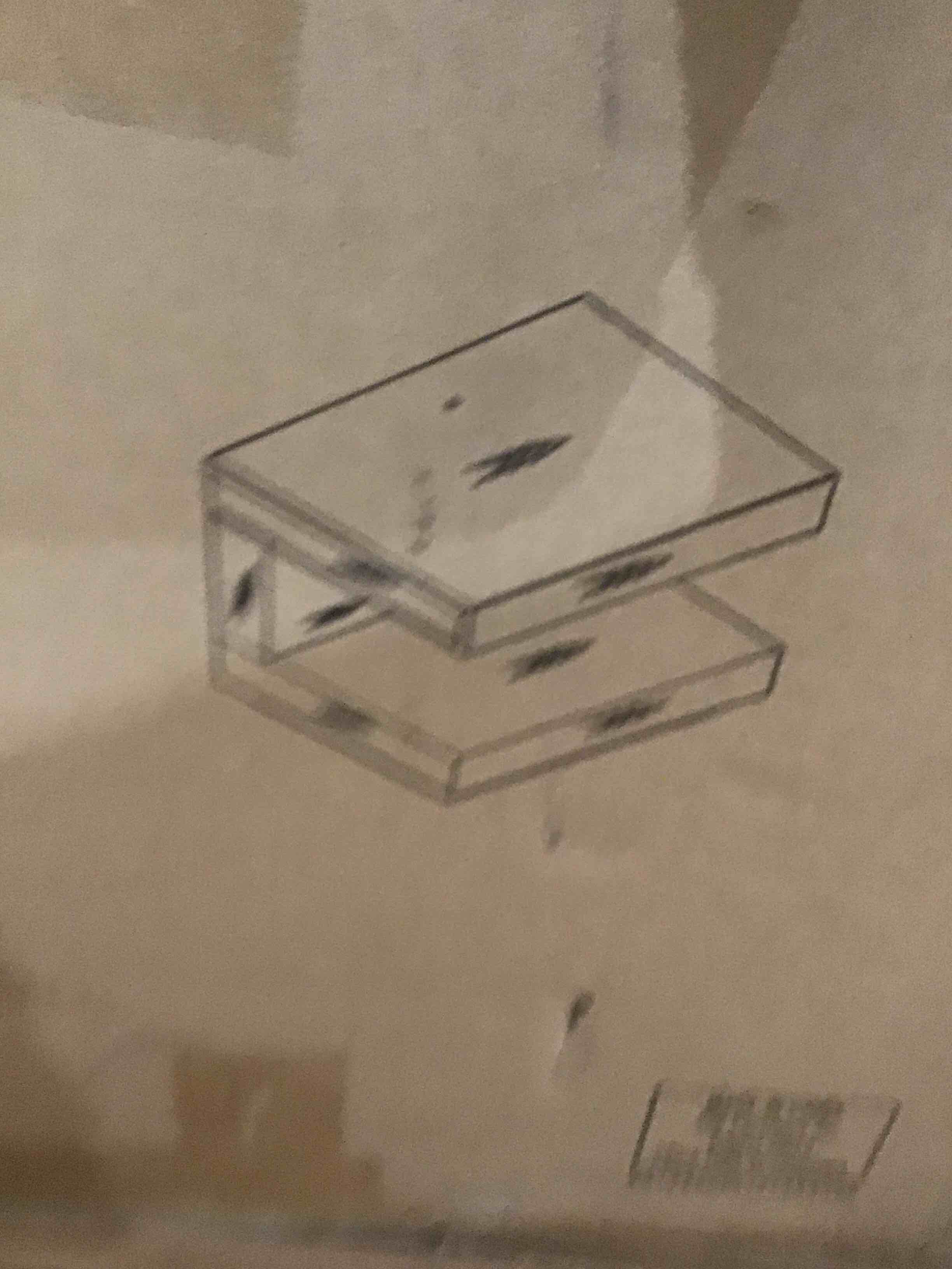 Esso side table walnut