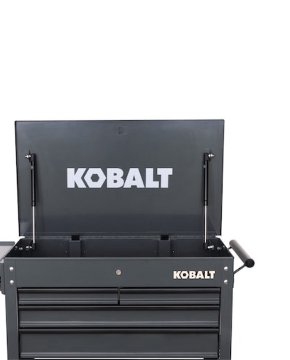 KOBALT 35-in W x 37.5-in H 4-Drawer Steel Rolling Tool Cabinet