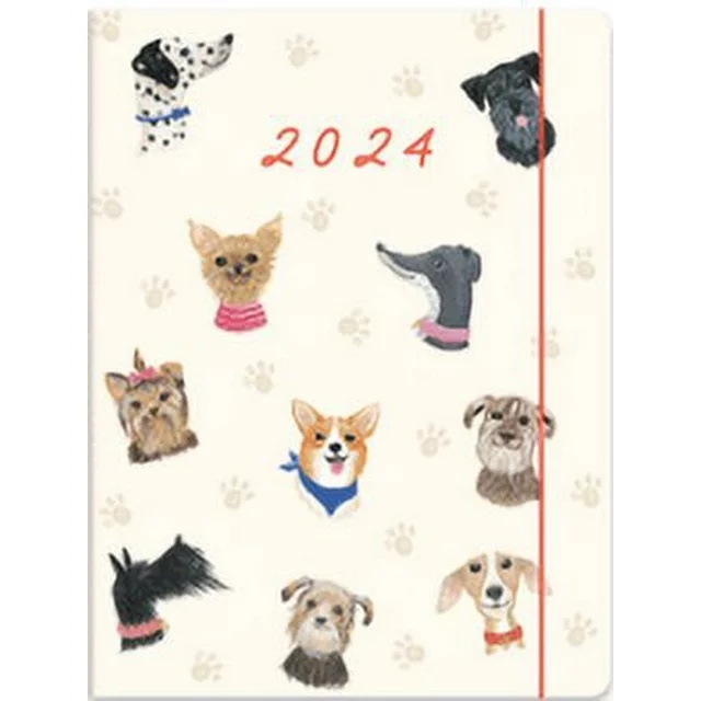 2024 DOGGONE CUTE JUST RIGHT MONTHLY PLANNER