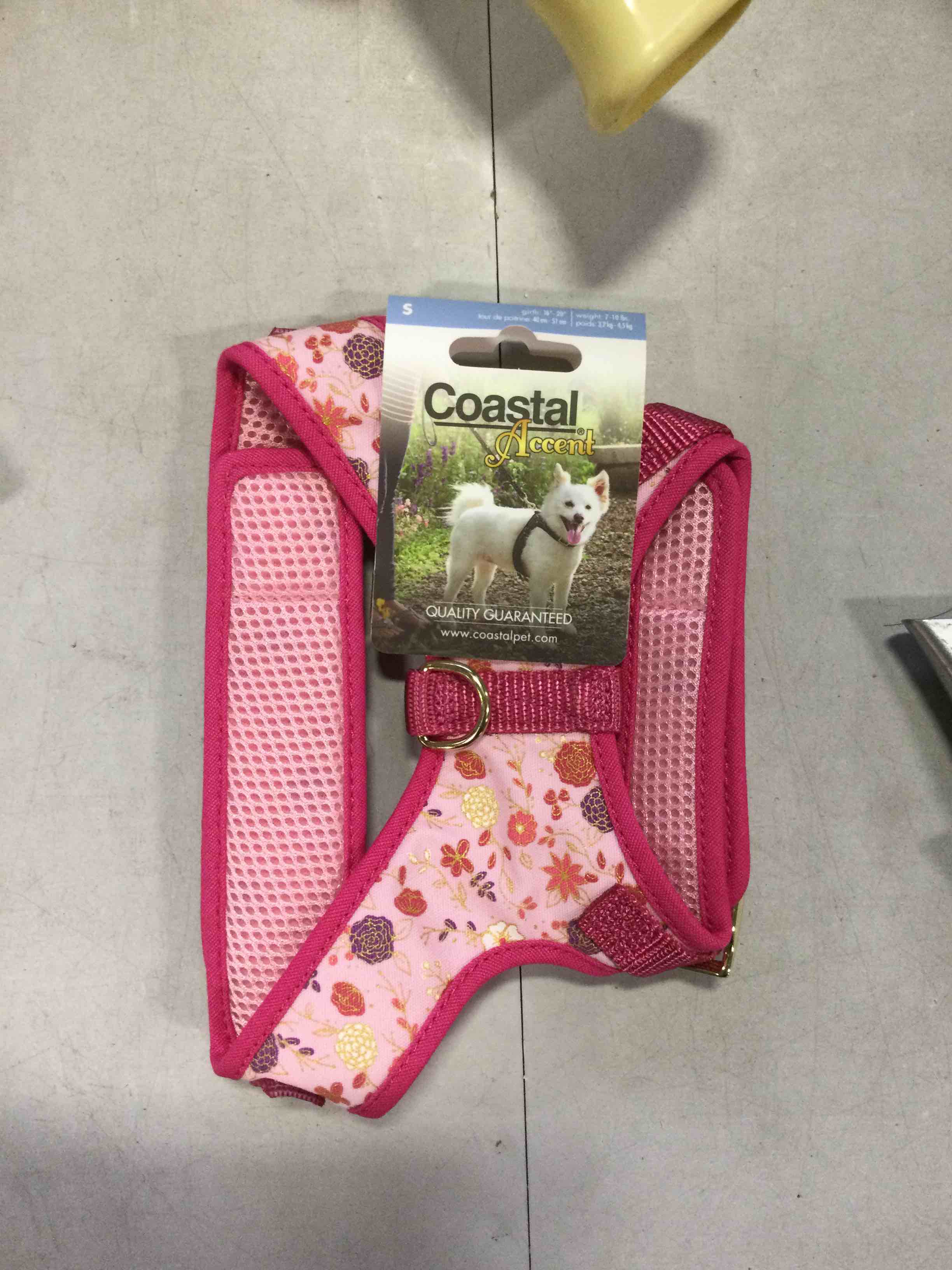 Costal Accent Dog Harness Size S Weight 7-10 lbs