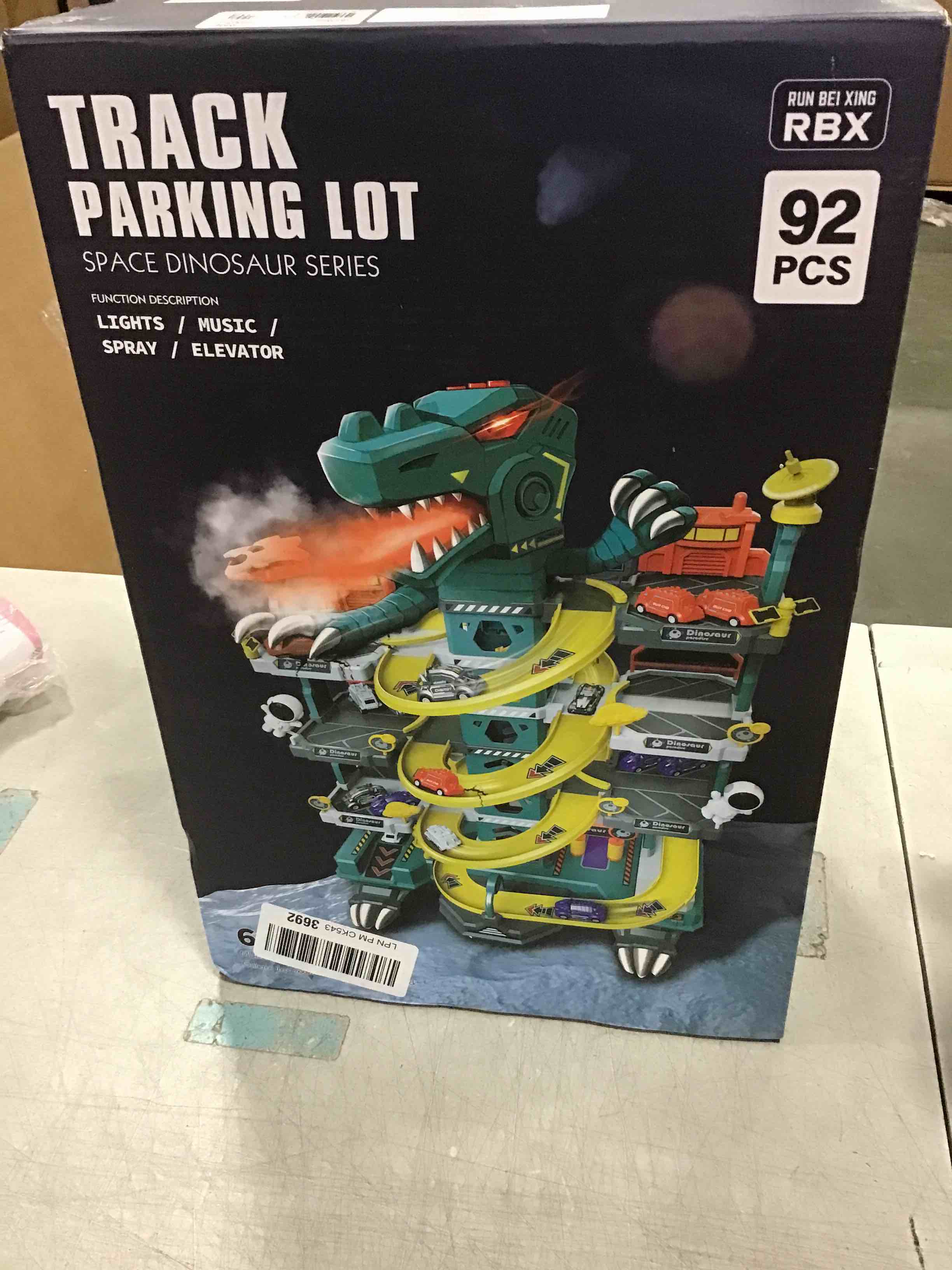parking garage toy playset 
