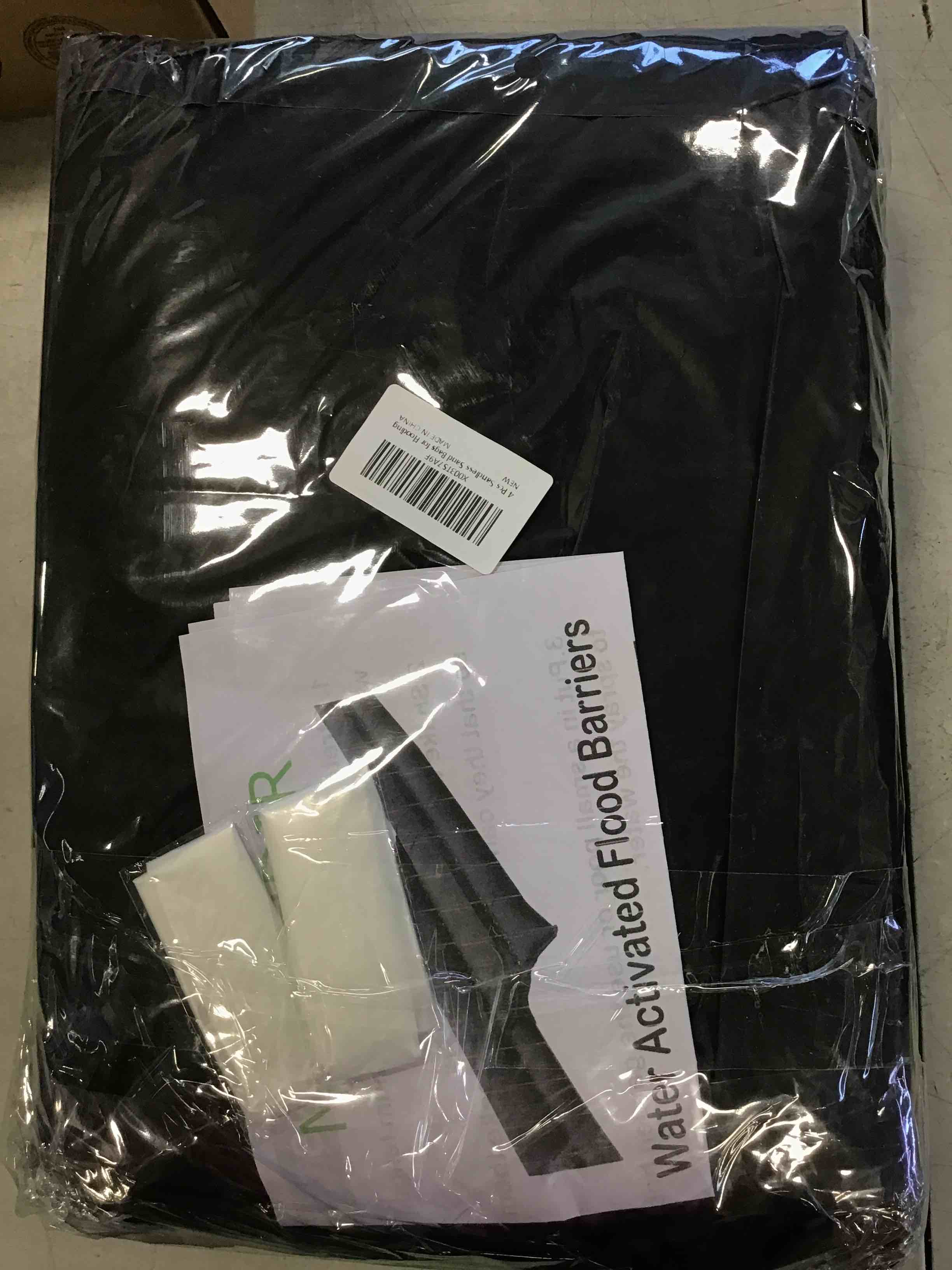 4pcs sandless sand bags for flooding 