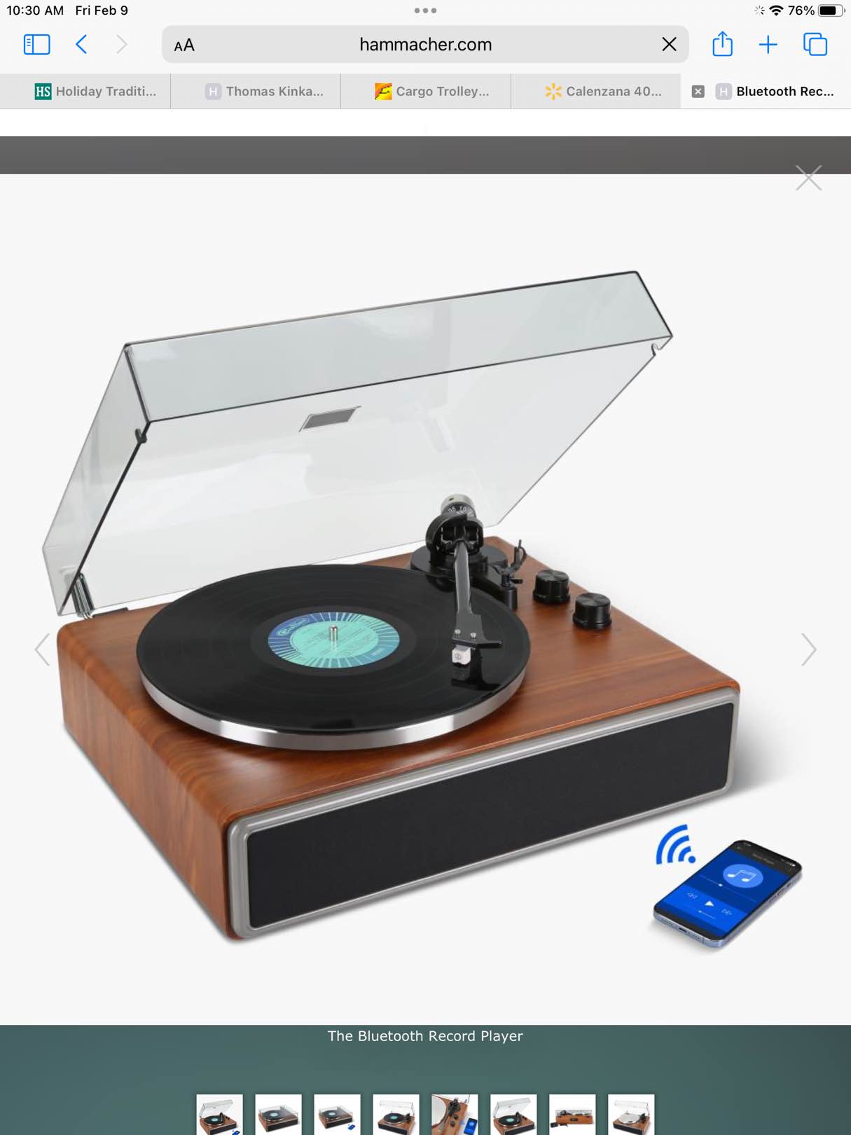 The Bluetooth Record Player