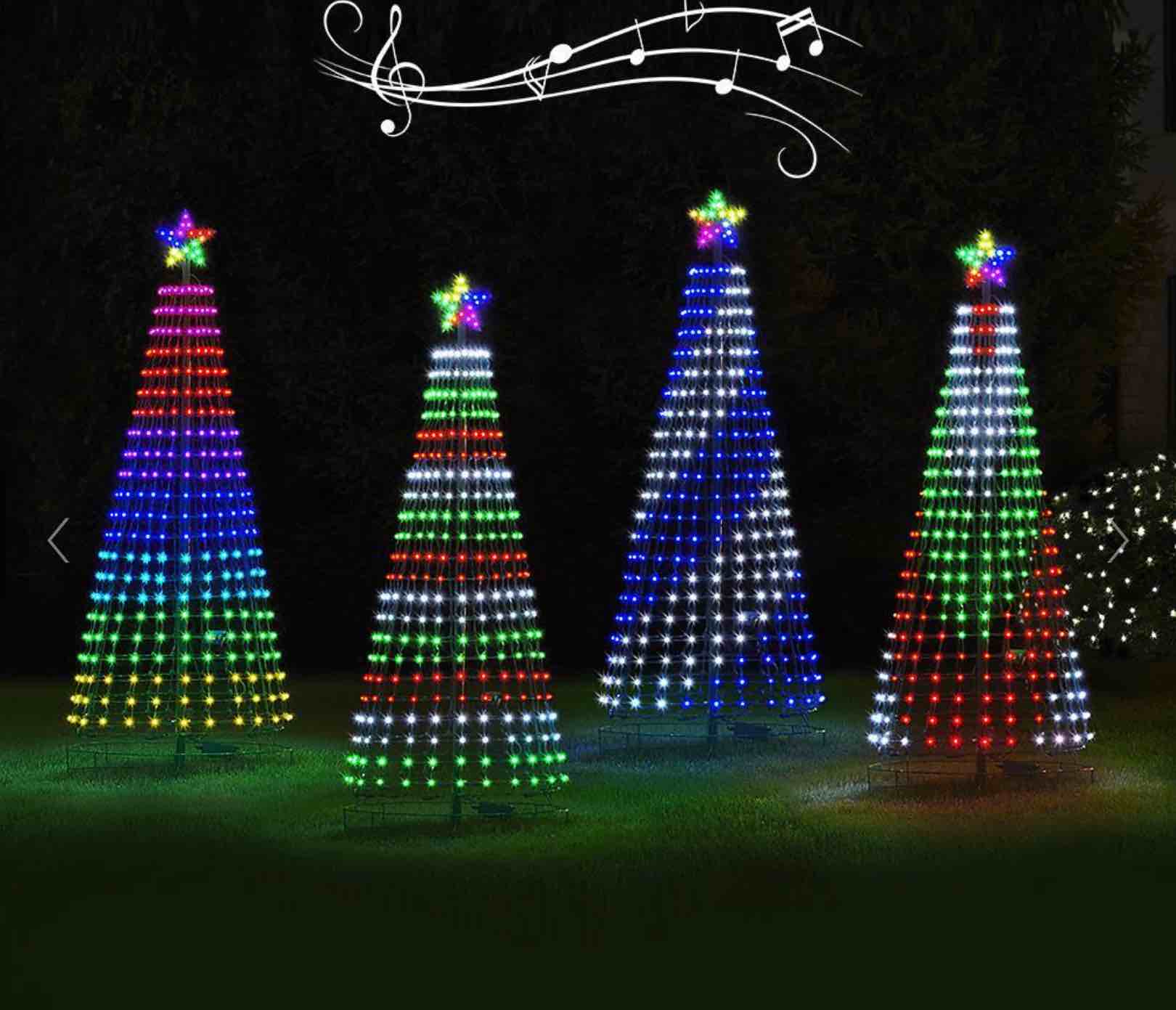 The 7 1/2' Synchronized Musical Pixel Tree