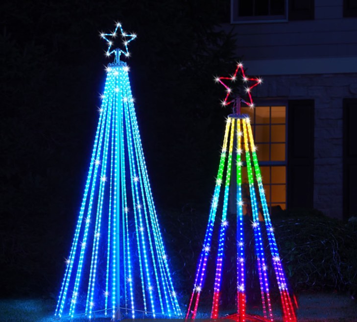 The Choreographed Light Show Tree