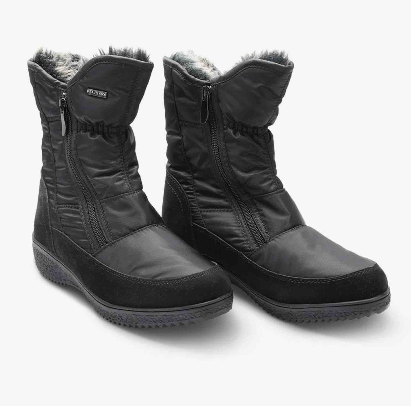 Size 41, The Lady's Dual Zipper Easy On/Off Boots