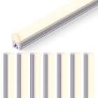 Barrina LED Shop Light 4FT, 2200lm, 4000K Cool White, T5 Led Ceiling And Under Cabinet Light, Tube Lights, ETL Listed, 8 Pack