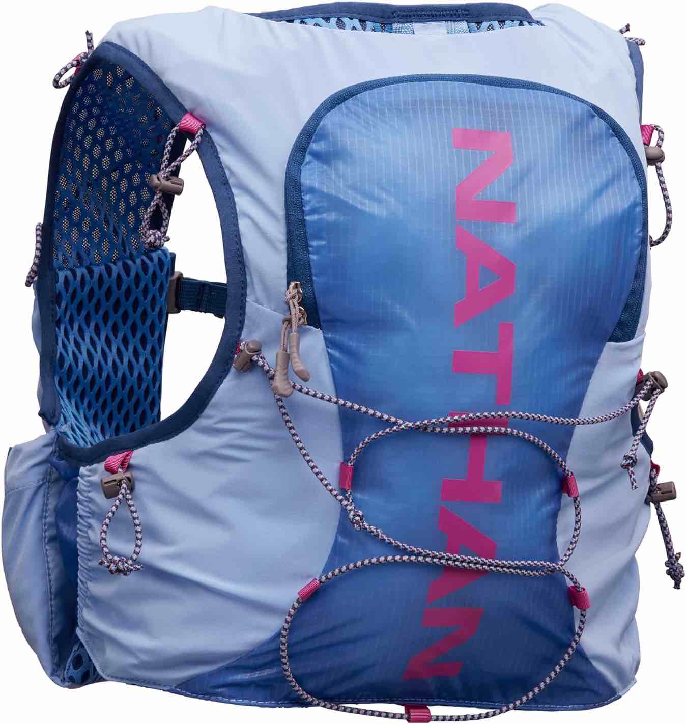 Nathan Vapor Air 3.0 7 Liter Hydration Vest w/ 2L Bladder, Air Mesh Shoulder Straps, Front Pockets & Back Zipper Pocket, Breathable & Moisture Wicking