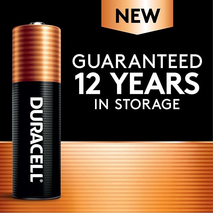 Duracell Coppertop AA Batteries with Power Boost Ingredients, 22 Count Pack Double A Battery with Long-lasting Power, Alkaline AA Battery for Household and Office Devices
