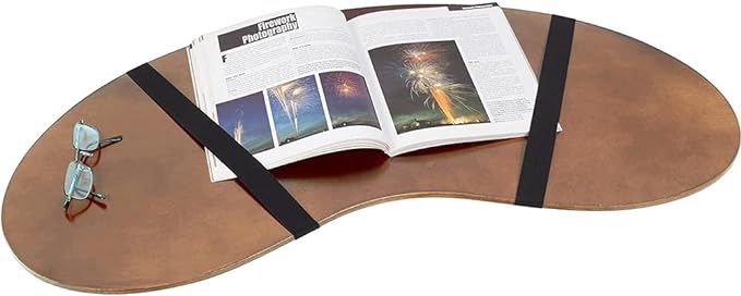 Trademark Innovations 31.5" Portable Curved Shape Lap Desk (Cherry)