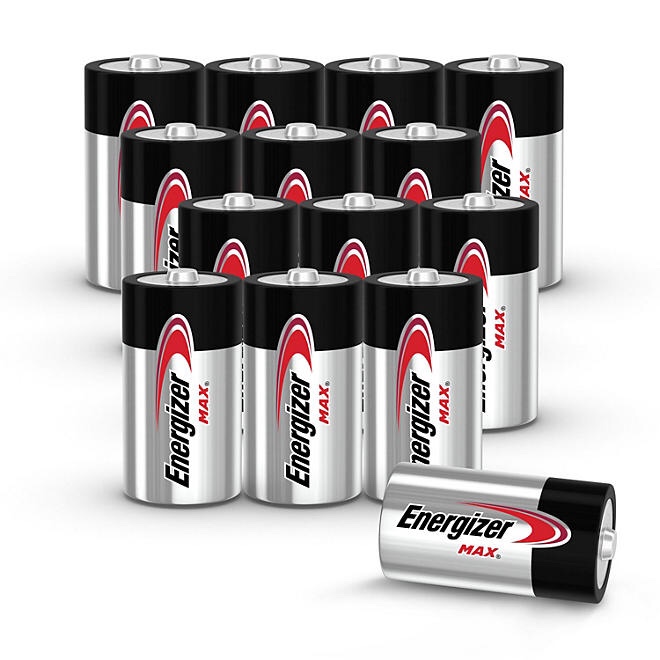 Energizer MAX C Batteries (7/14 Pack), C Cell Alkaline Batteries