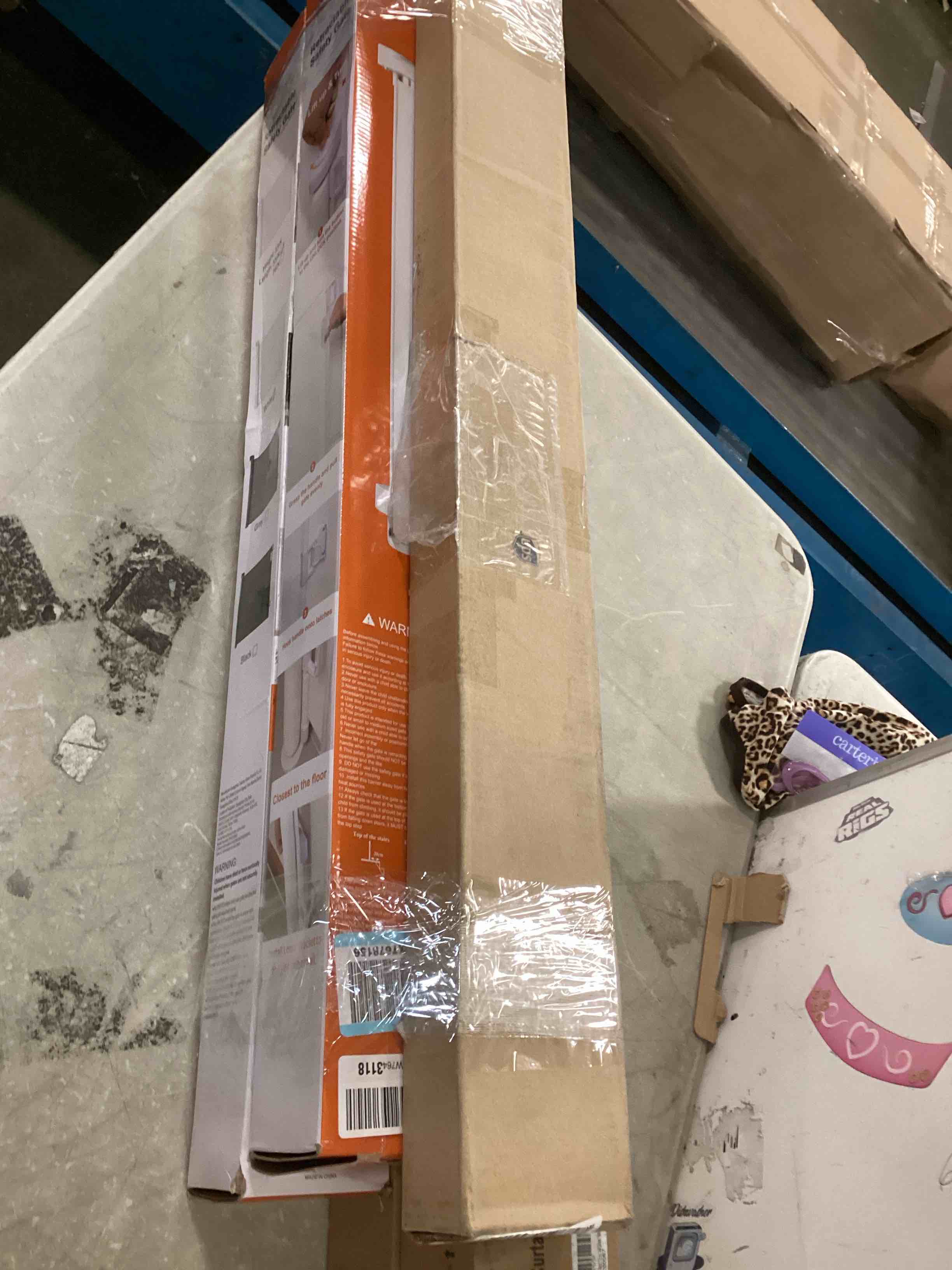 Assortment of Miscellaneous products (May Include cordless shade, curtain rods, retractable baby gate, Led universal linear lamp and more or other use)