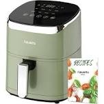 Air Fryers 4 Qt, Fabuletta 9 Customizable Smart Cooking Programs Compact Air Fryer, Shake Reminder, 450°F Digital Airfryer,Tempered Glass Display, Dishwasher-Safe & Nonstick, Fit for 2-4 People