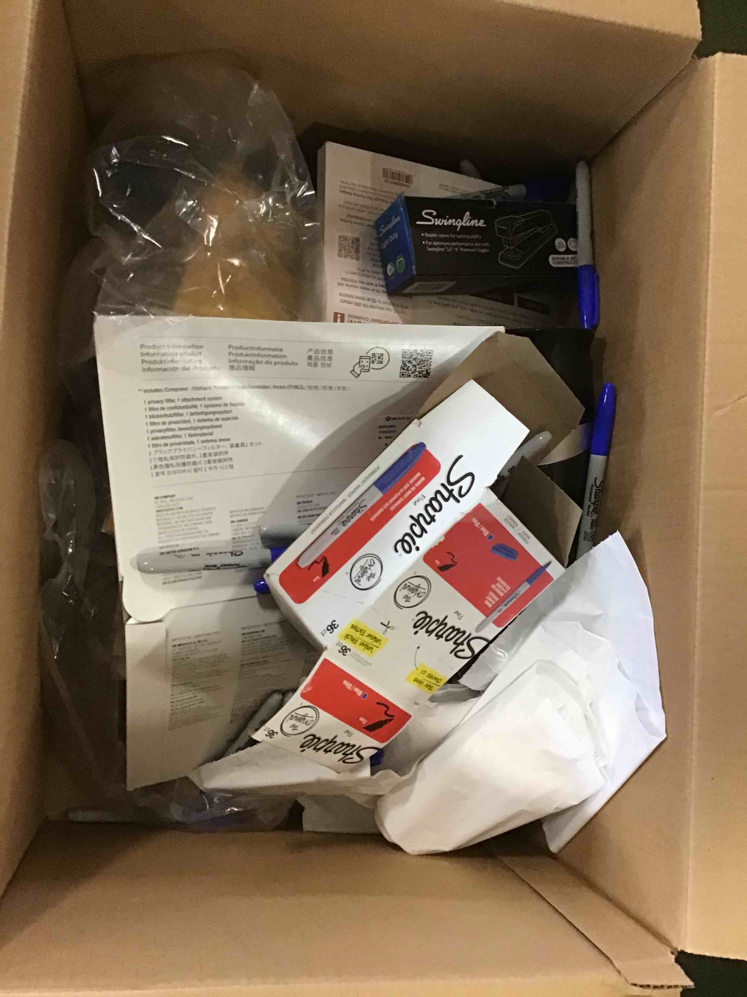 Assorted of variety of products for the maintenance of office or home. (expiration date, brands and sizes may vary)