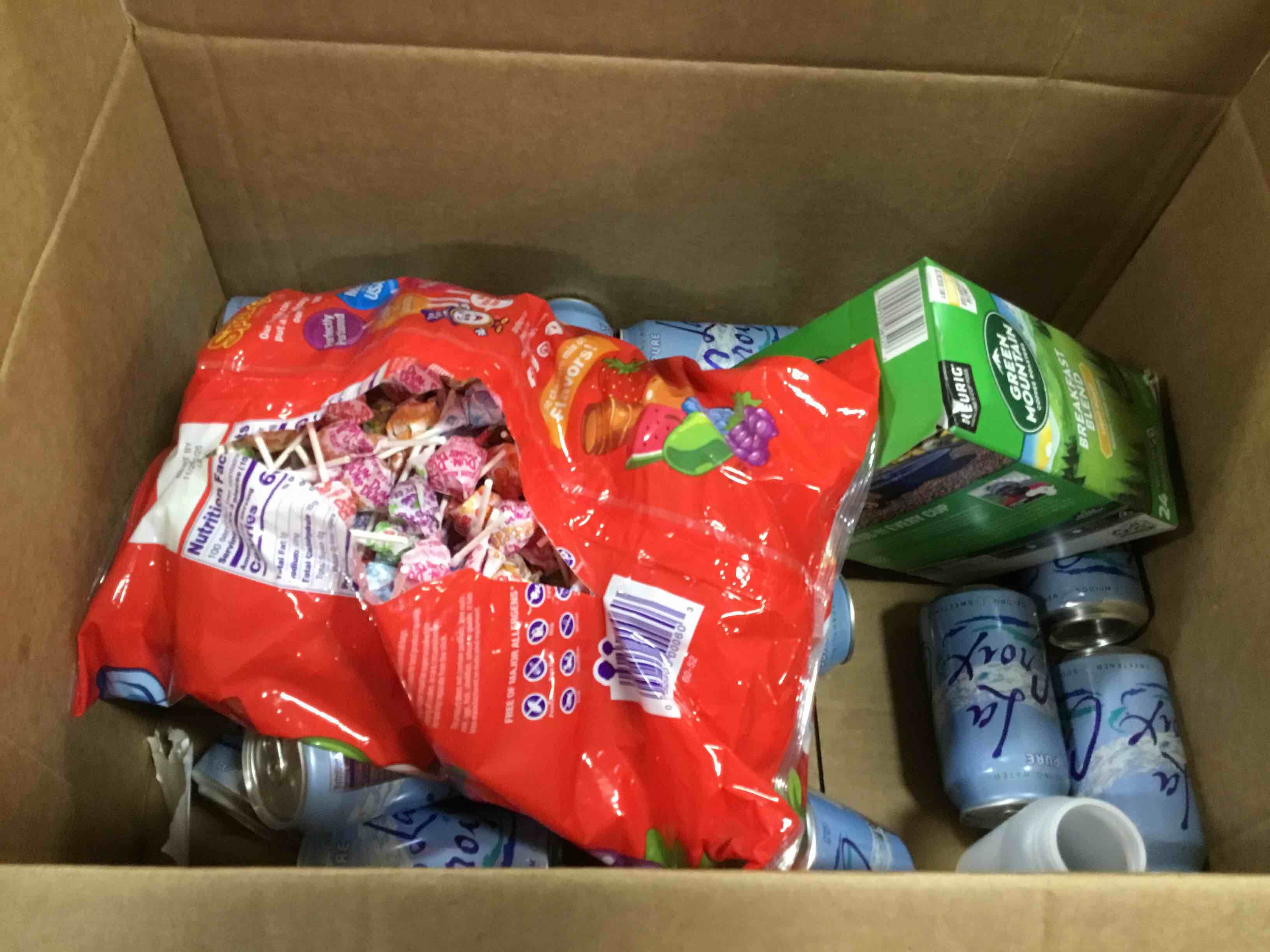 Assorted of different food products, snacks, drinks and other..(expiration date may vary)