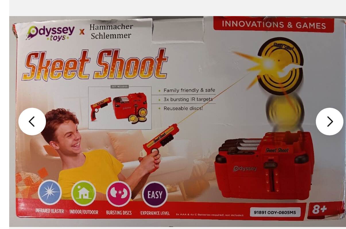 Odyssey Toys Skeet Shoot Hammacher Schlemmer