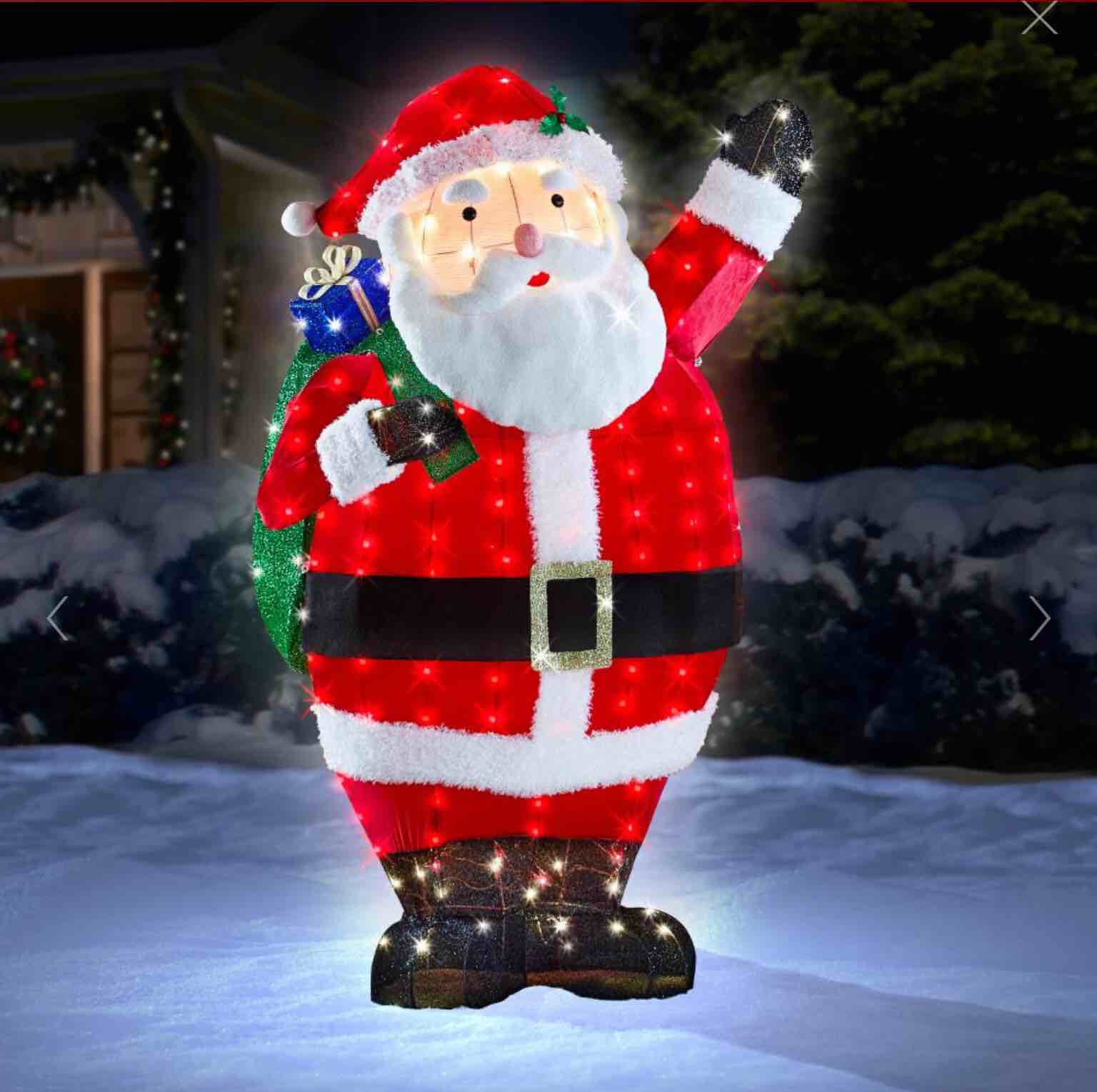The 6' Magical Twinkling Santa