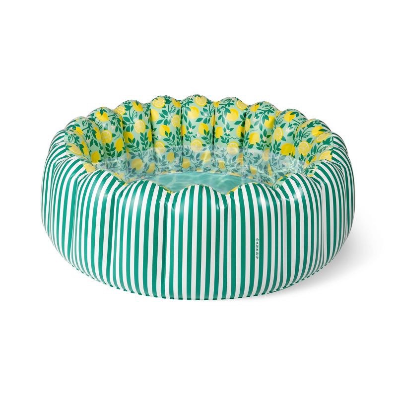 MINNIDIP Tufted Pool -  Striped Limone 1 box of 3 pool sets