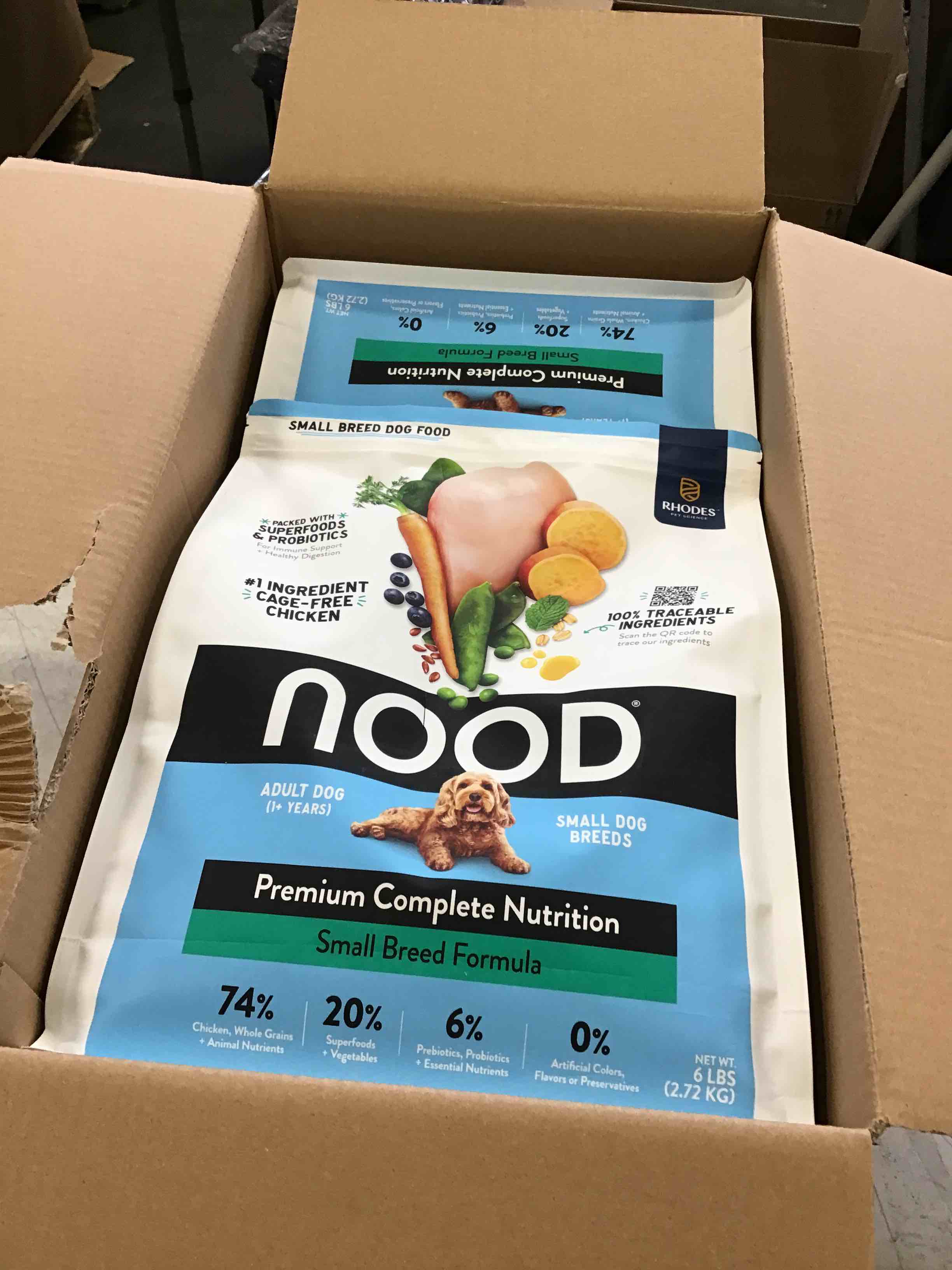 Already have this product? Snap a pic for all to see! Shop all NOOD Pet Food NOOD Pet Food Small Breed Dry Dog Food with Chicken Flavor - 6lbs